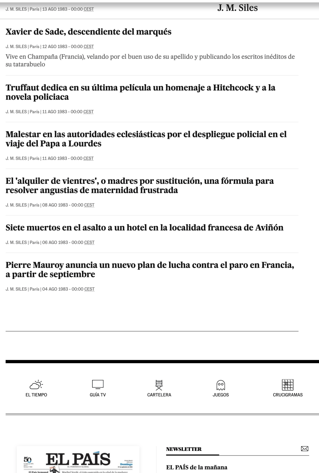 Siles & El Pais 